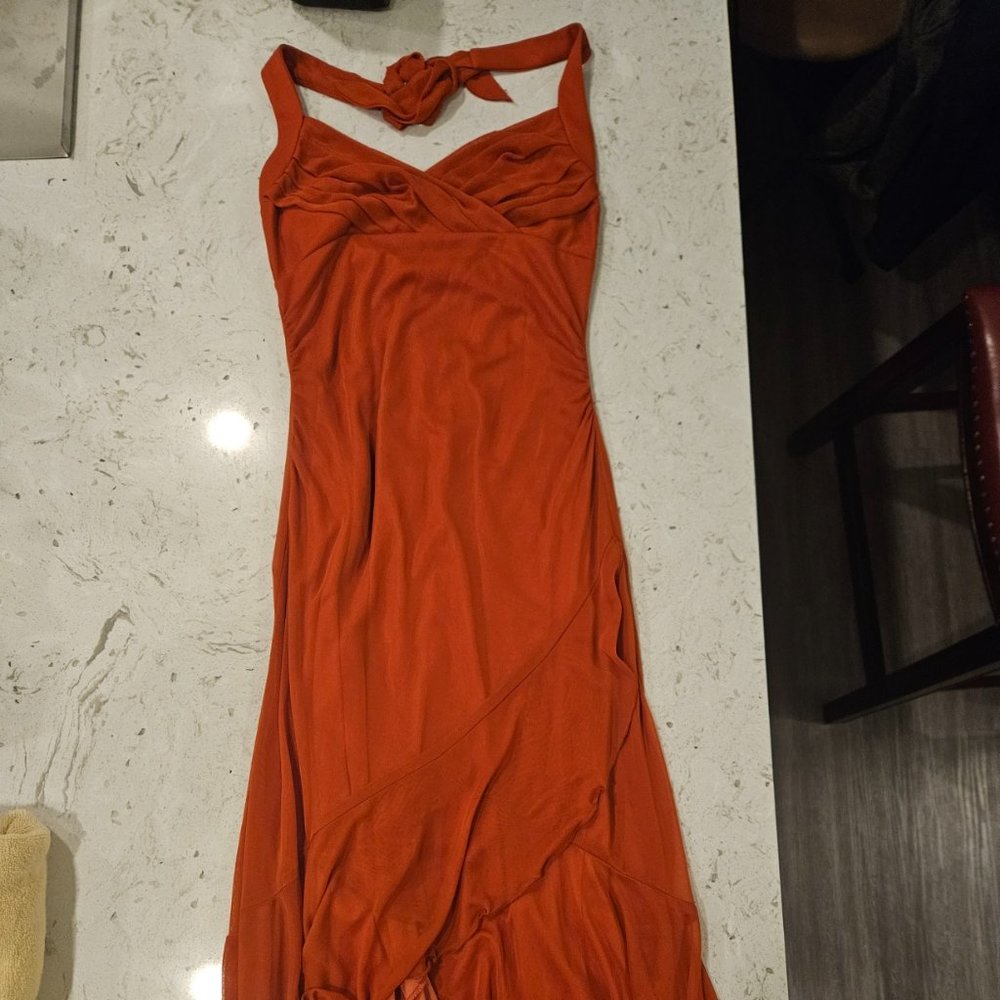 Ruby Rox Orange Junior Medium Dress